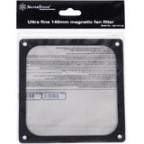 SilverStone FF143 Filtro per ventola, Filtro antipolvere Nero, Filtro per ventola, Nero, 140 mm, 1,5 mm, 140 mm, 17 g