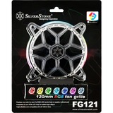 SilverStone FG121 Parti e accessori del sistema di raffreddamento del computer Plastica, Trasparente, 120 mm, 120 mm, 6 mm, 42 g