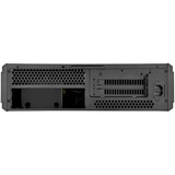 SilverStone Fortress FTZ01 Desktop Nero, Alloggiamento desktop Nero, Desktop, PC, Nero, Mini-DTX, Mini-ITX, Alluminio, Acciaio, 8,3 cm