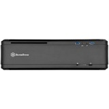 SilverStone Fortress FTZ01 Desktop Nero, Alloggiamento desktop Nero, Desktop, PC, Nero, Mini-DTX, Mini-ITX, Alluminio, Acciaio, 8,3 cm