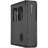 SilverStone Fortress FTZ01 Desktop Nero, Alloggiamento desktop Nero, Desktop, PC, Nero, Mini-DTX, Mini-ITX, Alluminio, Acciaio, 8,3 cm