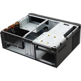 SilverStone GD06B vane portacomputer Scrivania Nero Nero, Scrivania, PC, Alluminio, Plastica, SECC, Micro-ATX, Mini-DTX, Mini-ITX, Nero, 440 mm, Vendita al dettaglio