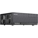 SilverStone GD09B-C HTPC Nero, Case HTPC Nero, HTPC, PC, Nero, ATX, micro ATX, SSI CEB, Alluminio, Plastica, Acciaio, 13,8 cm