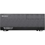 SilverStone GD09B-C HTPC Nero, Case HTPC Nero, HTPC, PC, Nero, ATX, micro ATX, SSI CEB, Alluminio, Plastica, Acciaio, 13,8 cm