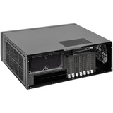SilverStone GD09B-C HTPC Nero, Case HTPC Nero, HTPC, PC, Nero, ATX, micro ATX, SSI CEB, Alluminio, Plastica, Acciaio, 13,8 cm