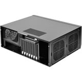 SilverStone GD09B-C HTPC Nero, Case HTPC Nero, HTPC, PC, Nero, ATX, micro ATX, SSI CEB, Alluminio, Plastica, Acciaio, 13,8 cm