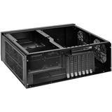 SilverStone GD09B-C HTPC Nero, Case HTPC Nero, HTPC, PC, Nero, ATX, micro ATX, SSI CEB, Alluminio, Plastica, Acciaio, 13,8 cm