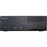 SilverStone Grandia GD05 HTPC Nero, Alloggiamento desktop Nero, HTPC, PC, Nero, DTX, micro ATX, Mini-ITX, Alluminio, Plastica, SECC, Casa/ufficio, Vendita al dettaglio