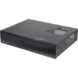 SilverStone ML03 HTPC Nero, Alloggiamento desktop Nero, HTPC, PC, Nero, micro ATX, Mini-ATX, Mini-ITX, Alluminio, Plastica, SECC, 440 mm
