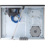 SilverStone ML03 HTPC Nero, Alloggiamento desktop Nero, HTPC, PC, Nero, micro ATX, Mini-ATX, Mini-ITX, Alluminio, Plastica, SECC, 440 mm