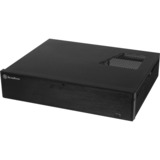 SilverStone ML04 HTPC Nero Nero, HTPC, PC, Nero, micro ATX, Mini-DTX, Mini-ITX, Metallo, Casa/ufficio