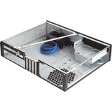 SilverStone ML04 HTPC Nero, Case HTPC Nero, HTPC, PC, Nero, micro ATX, Mini-DTX, Mini-ITX, Metallo, Casa/ufficio