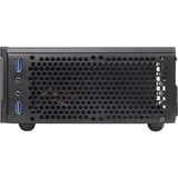 SilverStone ML05 HTPC Nero Nero, HTPC, PC, Nero, Mini-ITX, Metallo, Casa/ufficio