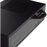 SilverStone ML05 HTPC Nero Nero, HTPC, PC, Nero, Mini-ITX, Metallo, Casa/ufficio