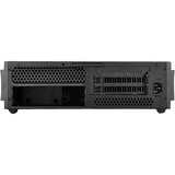 SilverStone ML07 vane portacomputer HTPC Nero Nero, HTPC, PC, Plastica, Acciaio, Mini-DTX, Mini-ITX, Nero, Fondo