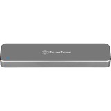 SilverStone MS09 Box esterno SSD Antracite M.2 grigio scuro, Box esterno SSD, M.2, SATA, Collegamento del dispositivo USB, Antracite