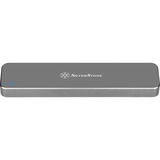 SilverStone MS09 Box esterno SSD Antracite M.2, Disk enclosure grigio scuro, Box esterno SSD, M.2, SATA, Collegamento del dispositivo USB, Antracite