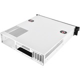 SilverStone RM21-304 Supporto Bianco Nero, Supporto, Server, Bianco, micro ATX, Mini-ITX, Metallo, 2U