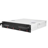 SilverStone RM21-304 Supporto Bianco, Enclosure per rack Nero, Supporto, Server, Bianco, micro ATX, Mini-ITX, Metallo, 2U