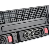 SilverStone RM21-304 Supporto Bianco, Enclosure per rack Nero, Supporto, Server, Bianco, micro ATX, Mini-ITX, Metallo, 2U
