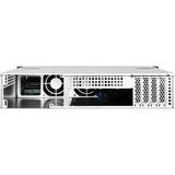 SilverStone RM21-304 Supporto Bianco, Enclosure per rack Nero, Supporto, Server, Bianco, micro ATX, Mini-ITX, Metallo, 2U