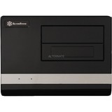 SilverStone SG02-F vane portacomputer Small Form Factor (SFF) Nero Nero, Small Form Factor (SFF), PC, Acrilico, SECC, Micro-ATX, Nero, Casa/ufficio, Vendita al dettaglio