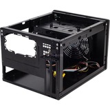 SilverStone SG05-LITE Cubo Nero, Alloggiamento desktop Nero, Cubo, PC, Nero, DTX, mini-ITX, Plastica, Acciaio, Giocare