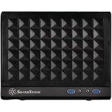 SilverStone SG13 Mini Tower Nero Nero, Mini Tower, PC, Nero, Mini-DTX, Mini-ITX, Plastica, Acciaio, 2.5,3.5"