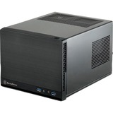 SilverStone SG13 Mini Tower Nero Nero, Mini Tower, PC, Nero, Mini-DTX, Mini-ITX, Alluminio, Plastica, Acciaio, 2.5,3.5"