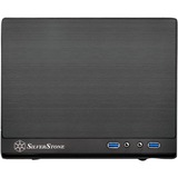 SilverStone SG13 Mini Tower Nero, Chassis Tower Nero, Mini Tower, PC, Nero, Mini-DTX, Mini-ITX, Alluminio, Plastica, Acciaio, 2.5,3.5"