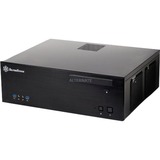 SilverStone SST-GD04B vane portacomputer HTPC Nero Nero, HTPC, PC, Alluminio, SECC, DTX,Micro-ATX,Mini-ITX, Nero, 1x 120 mm,2x 120 mm, Vendita al dettaglio