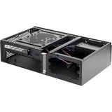 SilverStone SST-ML06B computer case Nero Nero, PC, Nero, Mini-ITX, Alluminio, Acciaio, 80 mm, 120 mm