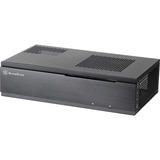 SilverStone SST-ML06B computer case Nero, Case HTPC Nero, PC, Nero, Mini-ITX, Alluminio, Acciaio, 80 mm, 120 mm
