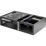 SilverStone SST-ML06B computer case Nero, Case HTPC Nero, PC, Nero, Mini-ITX, Alluminio, Acciaio, 80 mm, 120 mm