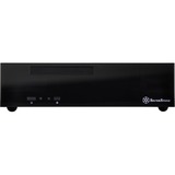 SilverStone SST-ML09B vane portacomputer HTPC Nero Nero, HTPC, PC, Acrilico, Plastica, Acciaio, Mini-DTX, Mini-ITX, Nero, 0,8 mm