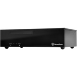 SilverStone SST-ML09B vane portacomputer HTPC Nero Nero, HTPC, PC, Acrilico, Plastica, Acciaio, Mini-DTX, Mini-ITX, Nero, 0,8 mm