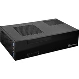 SilverStone SST-ML09B vane portacomputer HTPC Nero Nero, HTPC, PC, Acrilico, Plastica, Acciaio, Mini-DTX, Mini-ITX, Nero, 0,8 mm