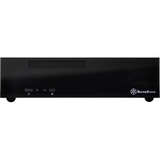 SilverStone SST-ML09B vane portacomputer HTPC Nero, Case HTPC Nero, HTPC, PC, Acrilico, Plastica, Acciaio, Mini-DTX, Mini-ITX, Nero, 0,8 mm