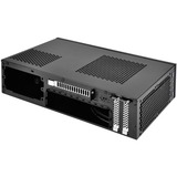 SilverStone SST-ML09B vane portacomputer HTPC Nero, Case HTPC Nero, HTPC, PC, Acrilico, Plastica, Acciaio, Mini-DTX, Mini-ITX, Nero, 0,8 mm
