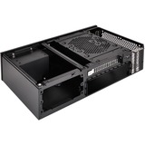 SilverStone SST-ML09B vane portacomputer HTPC Nero, Case HTPC Nero, HTPC, PC, Acrilico, Plastica, Acciaio, Mini-DTX, Mini-ITX, Nero, 0,8 mm