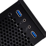SilverStone SST-ML09B vane portacomputer HTPC Nero, Case HTPC Nero, HTPC, PC, Acrilico, Plastica, Acciaio, Mini-DTX, Mini-ITX, Nero, 0,8 mm