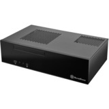 SilverStone SST-ML09B vane portacomputer HTPC Nero, Case HTPC Nero, HTPC, PC, Acrilico, Plastica, Acciaio, Mini-DTX, Mini-ITX, Nero, 0,8 mm