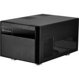 SilverStone SST-SG11B vane portacomputer Small Form Factor (SFF) Nero Nero, Small Form Factor (SFF), PC, ABS sintetico, Acrilico, Acciaio, Micro-ATX, Mini-DTX, Mini-ITX, Nero, 1x 120 mm