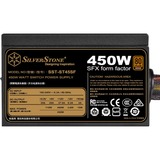 SilverStone ST45SF alimentatore per computer 450 W 20+4 pin ATX SFX Nero Nero, 450 W, 90 - 264 V, 47 - 63 Hz, Attivo, 110 W, 450 W