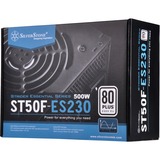 SilverStone ST50F-ES230 alimentatore per computer 500 W 24-pin ATX Alluminio Nero, 500 W, 207 - 253 V, 47 - 63 Hz, 34 A, +12V1,+3.3V,+5V,+5Vsb,-12V, Attivo