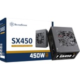 SilverStone SX450-B alimentatore per computer 450 W 24-pin ATX SFX Nero Nero, 450 W, 90 - 265 V, 47 - 63 Hz, Attivo, 120 W, 450 W