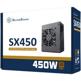 SilverStone SX450-B alimentatore per computer 450 W 24-pin ATX SFX Nero Nero, 450 W, 90 - 265 V, 47 - 63 Hz, Attivo, 120 W, 450 W