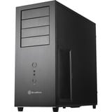 SilverStone TJ04-E Midi Tower Nero, Argento Nero, Midi Tower, PC, Nero, Argento, ATX, CEB, micro ATX, Alluminio, Acciaio, 16,8 cm, Vendita al dettaglio