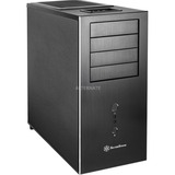 SilverStone TJ04-E Midi Tower Nero, Argento, Chassis Tower Nero, Midi Tower, PC, Nero, Argento, ATX, CEB, micro ATX, Alluminio, Acciaio, 16,8 cm, Vendita al dettaglio