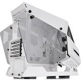 Thermaltake AH T200 Snow Micro Tower Bianco, Chassis Tower bianco, Micro Tower, PC, Bianco, micro ATX, Mini-ITX, SPCC, Vetro temperato, Multi